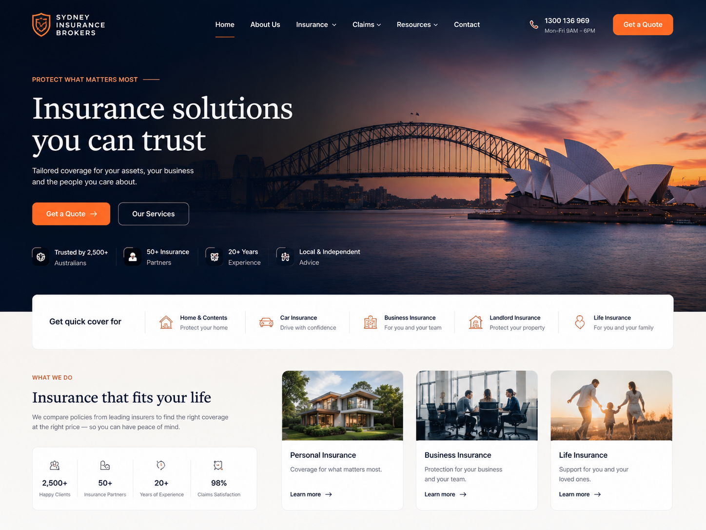 AU insurance project preview